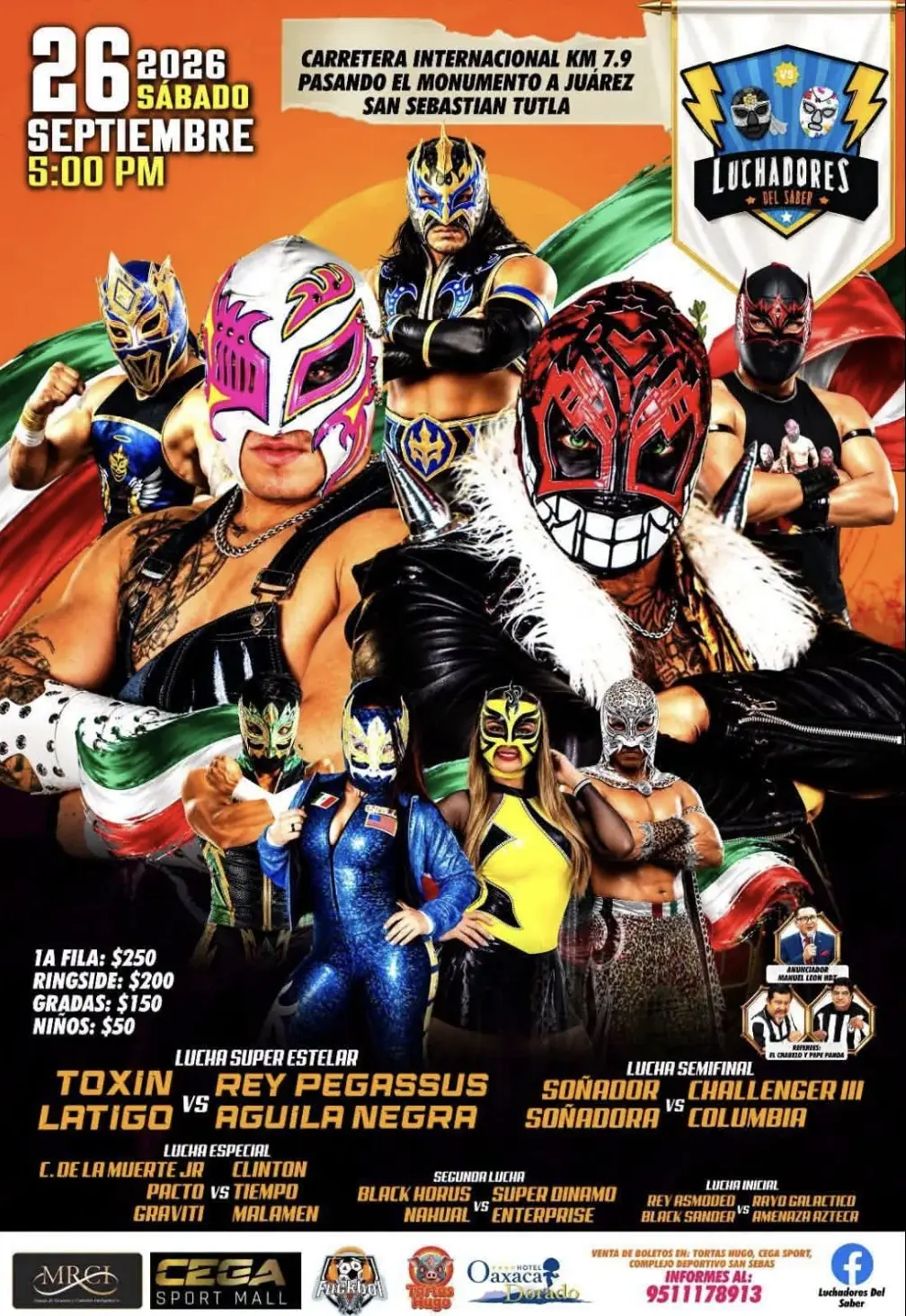 Flyer del evento: Lucha Libre